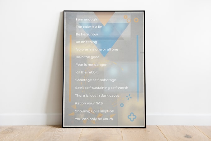 design a creative poster