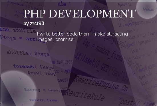 write, improve, debug, php scripts
