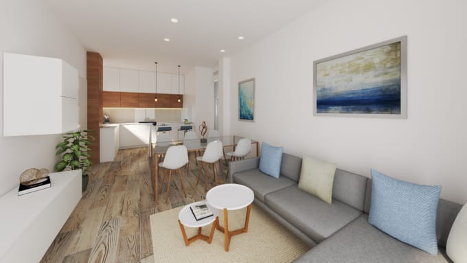 Make Realistic Interior 3d Models And Rendering With Sketchup By