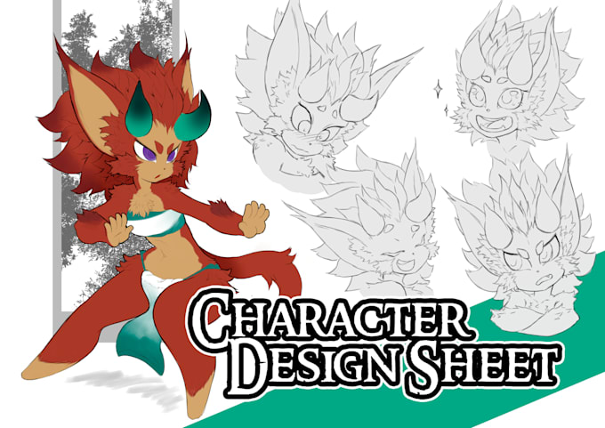 design your character on a character sheet