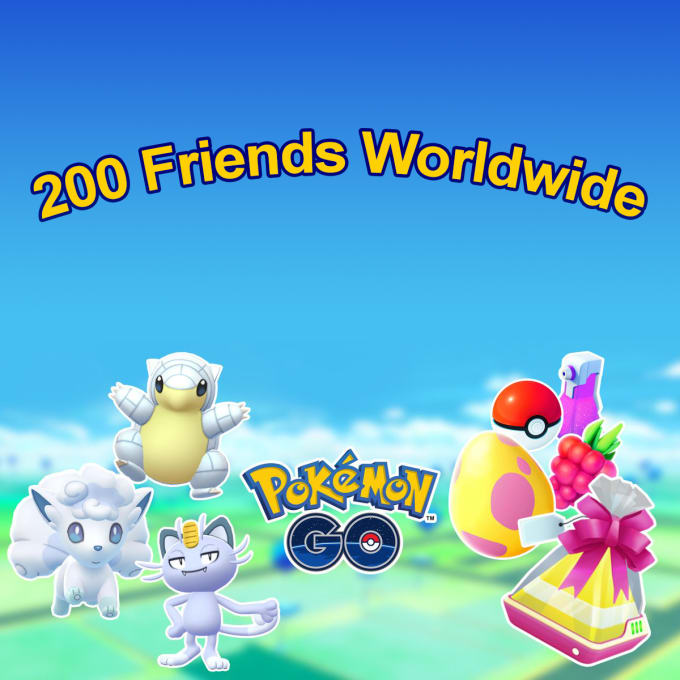 Get you 200 friends on pokemon go by Go_friends | Fiverr