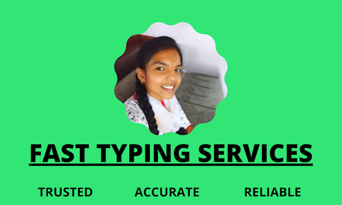 do fast typing job, as professional typist in 24 hours