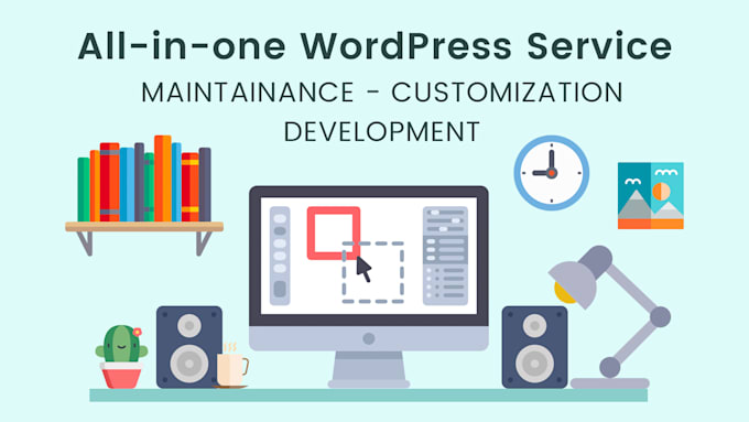 create a wordpress website design and do website maintenance