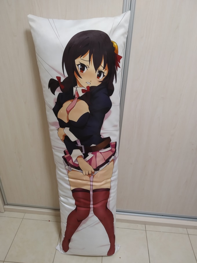 I will writing anything on an anime body pillow.