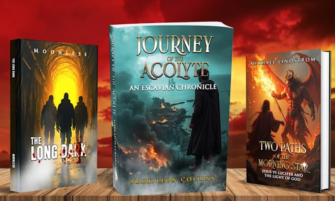 design fantasy, sci fi, horror and dystopian book cover art