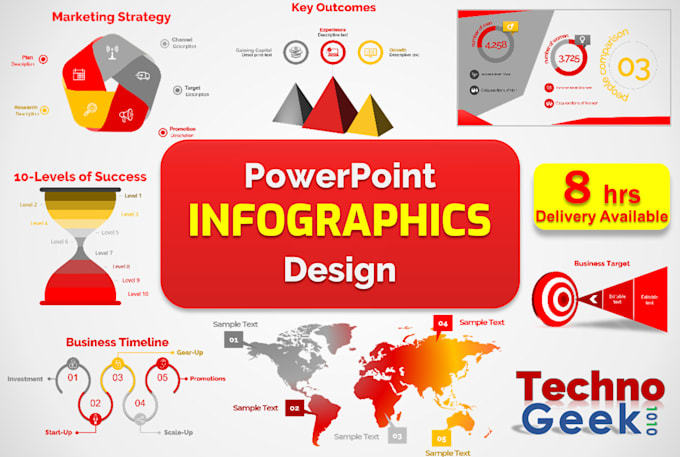 do a powerpoint business infographic design