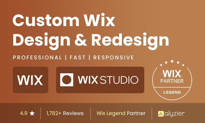 design or redesign your wix website