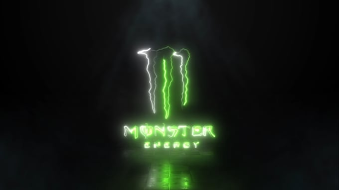create fast neon logo intro