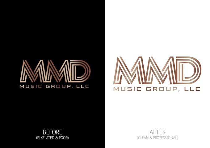 reproduce your lost or pixelated logo