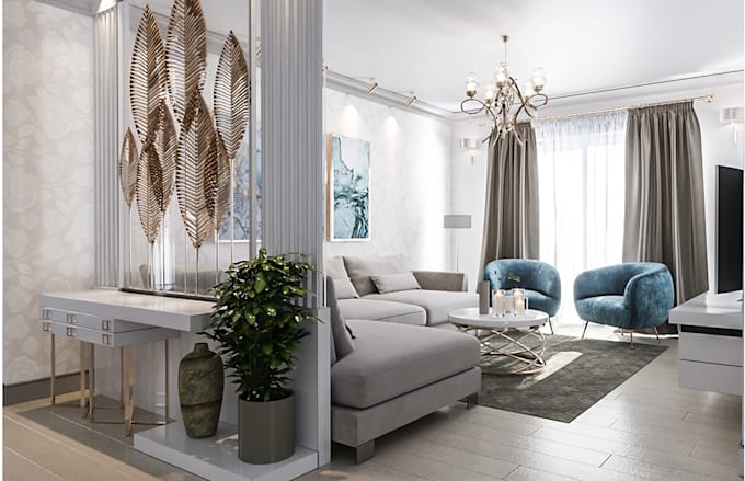 Create Interior Design In Photorealistic By Fabiana
