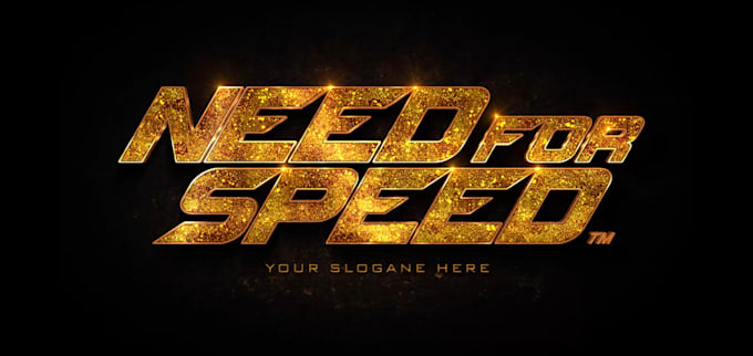 create awesome gold logo intro