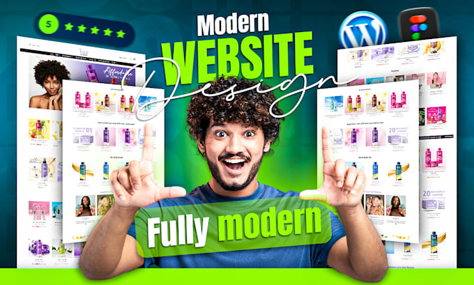 do wordpress website design or modern wordpress website