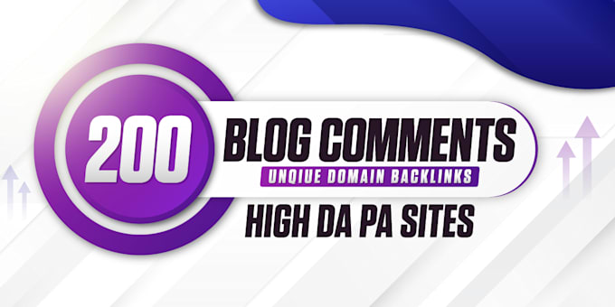 do manual 200 unique domain blog comment backlinks high quality SEO linkbuilding