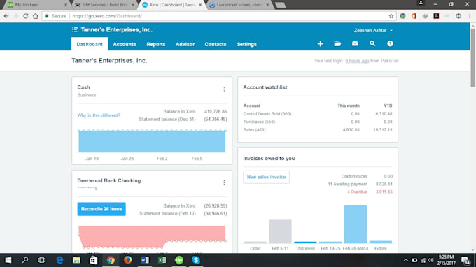 provide xero bookkeeping and accounting