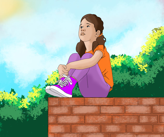 create children book artwork