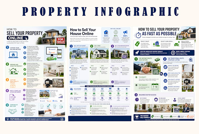 create professional real estate infographic for property marketing
