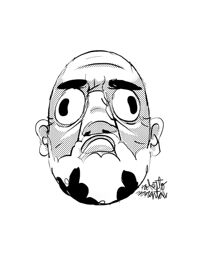 create a weird portrait of you in my style