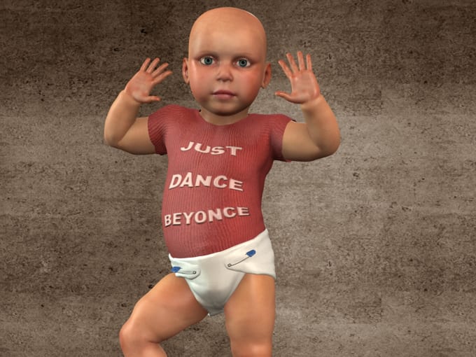 Add Your Text To The Dancing Baby Shirt And Make An Animated Gifs