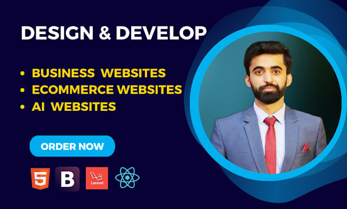Be your website designer, custom website development as full stack web ...