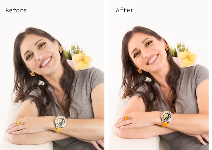 do image retouching and make it better looking