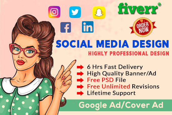 do facebook cover, ad and other social media design