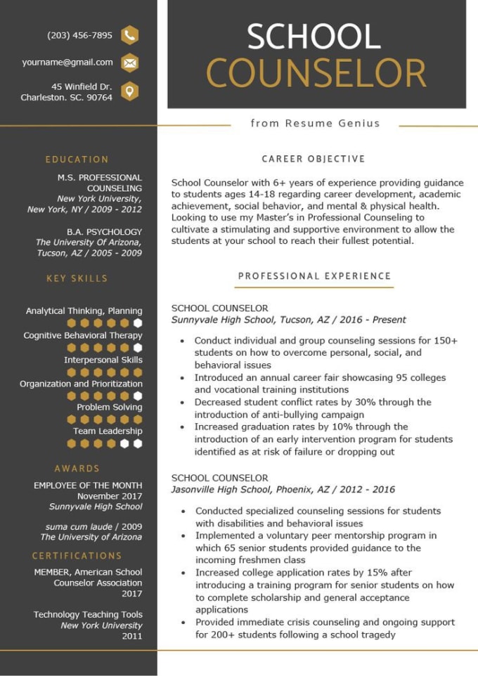 Create A Charming Resume And Cover Letter For Your Next Job By