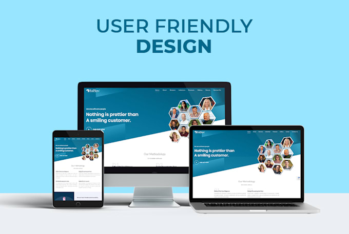 design custom, responsive and interactive websites