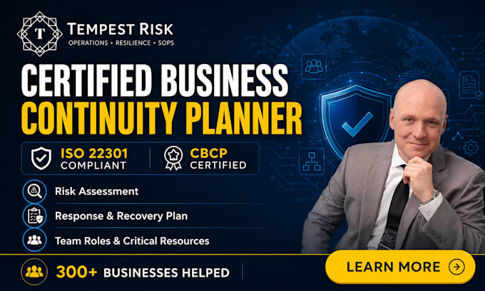 write your certified professional business continuity plan