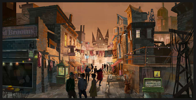 Concept Art Illustration Background Game Assets Both 2d And 3d