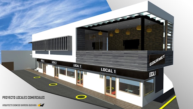 Crearé planos de planta 3d, exteriores e interiores