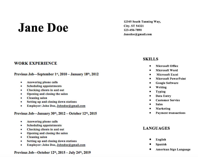 Write Your Resume And Cover Letter By Hunterjmorgan