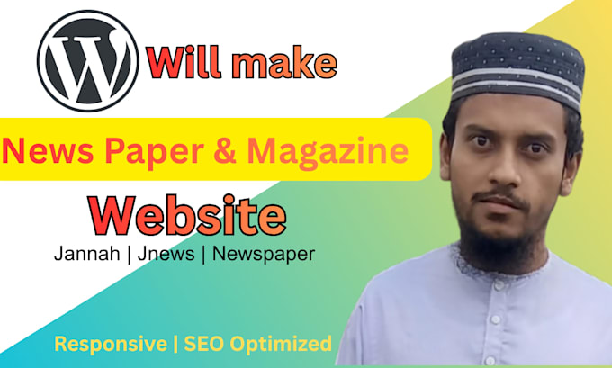 make newspaper and magazin website