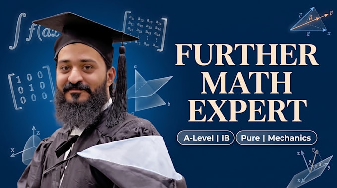 be your expert further mathematics tutor for a levels