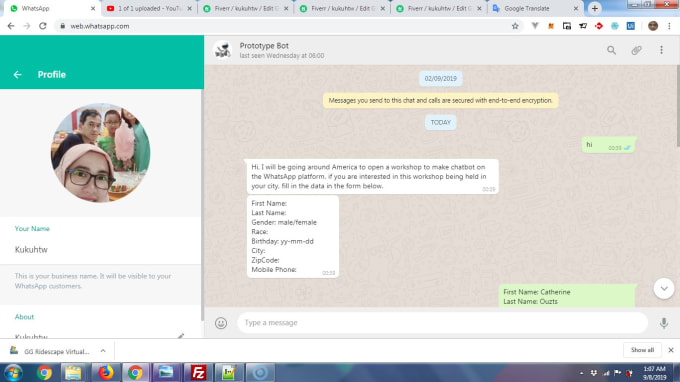 Build your own whatsapp bot