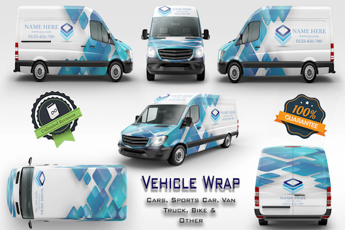 design high quality car wrap and vehicle wrap