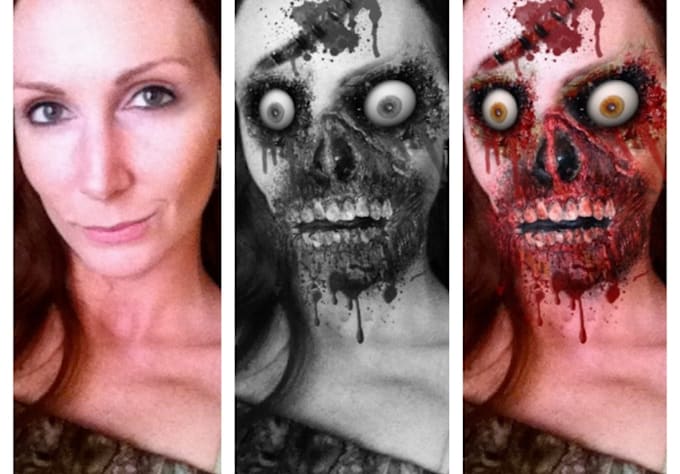 transform your picture into a zombie with a free video