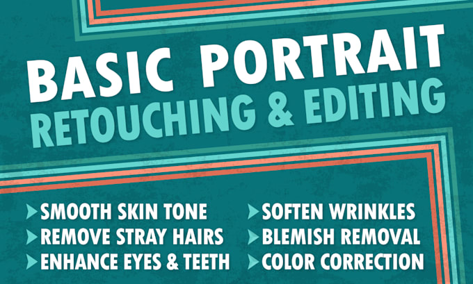 do basic portrait retouching