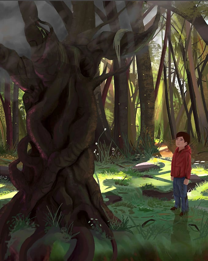make an amazing digital illustration for your project