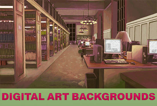 create digital art background illustrations