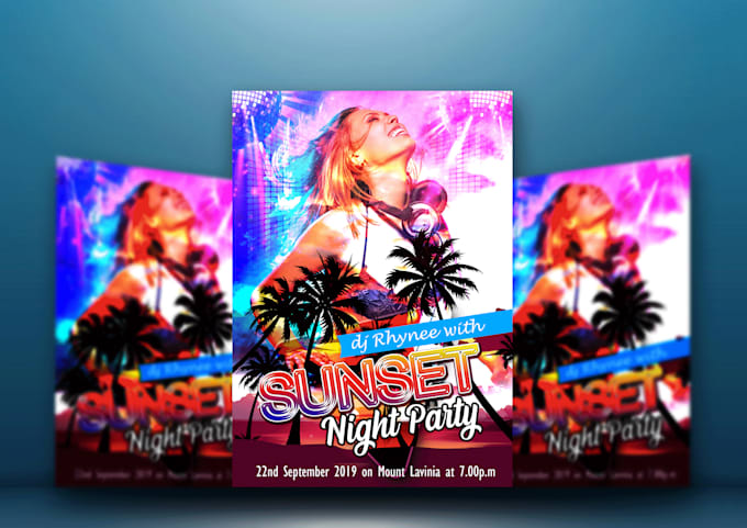 design professional flyer, poster, menu, visiting card,