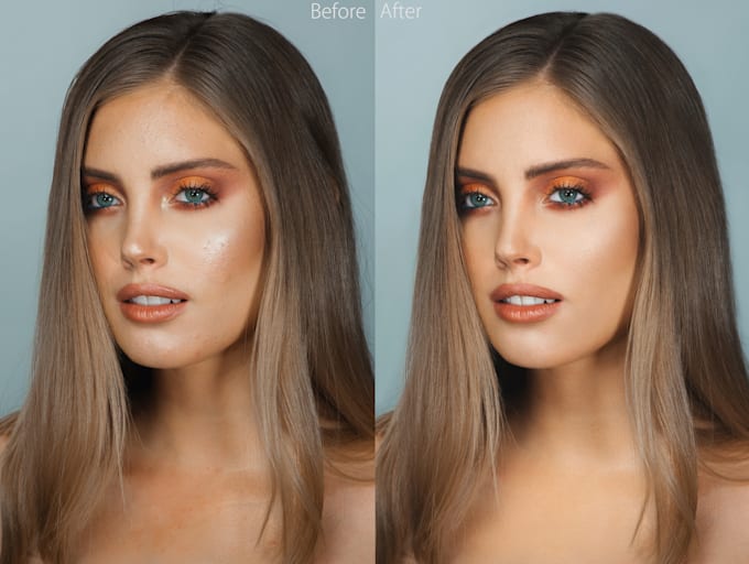 do high end retouch in photoshop