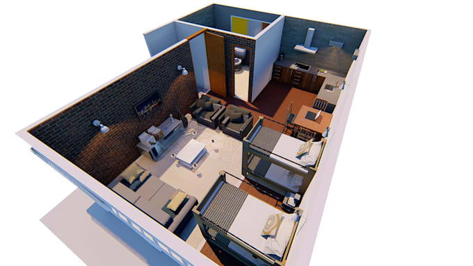 design 2d and 3d architectural floor plans and layouts