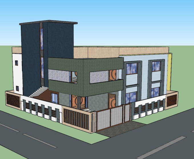 Do Auto Cad 2d And Sketch Up 3d House Design For You By Omerborkan586