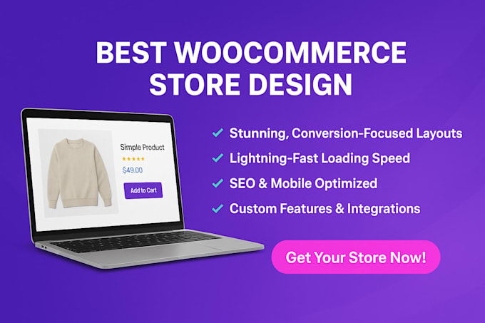 build custom woocommerce store that sells