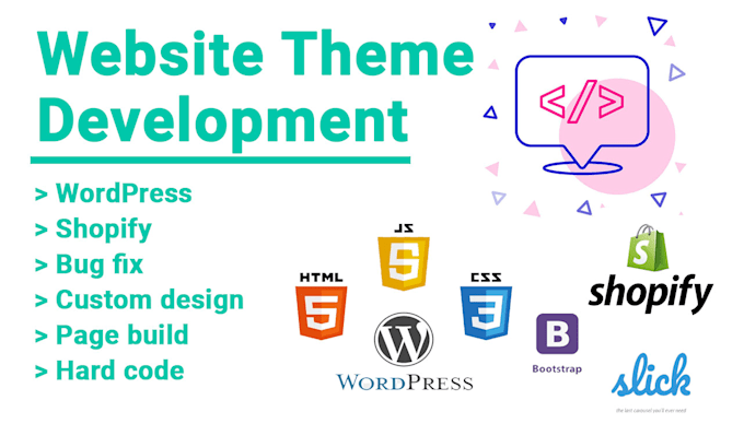 customize your wordpress or shopify ecommerce website