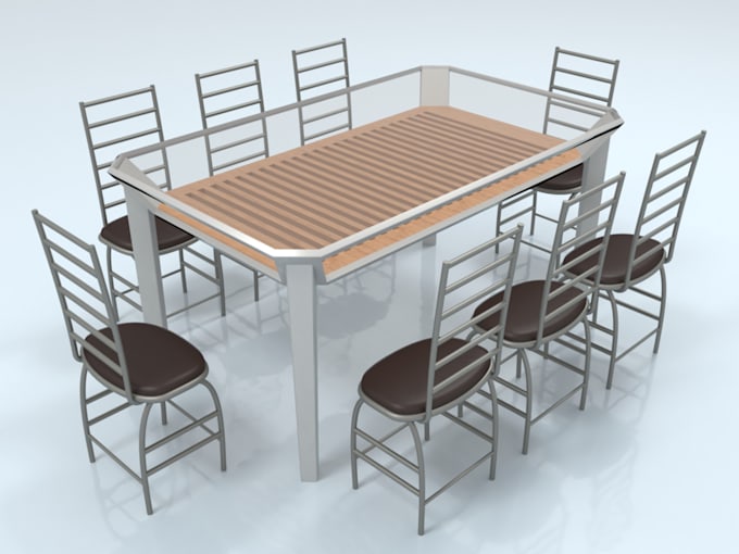 do furniture modeling, furniture design and rendering