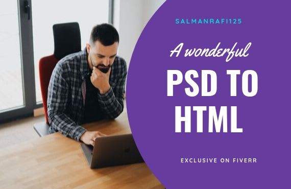 convert you psd into html