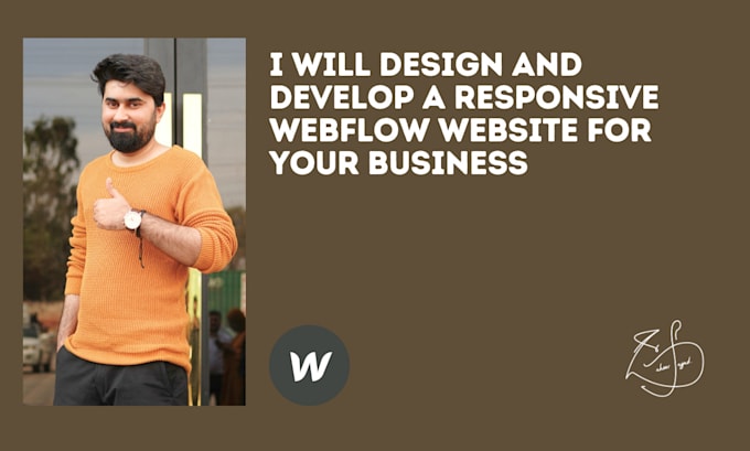 design and develop a responsive webflow website for your business