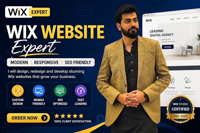 design or redesign wix websites, fix wix issue,edit site