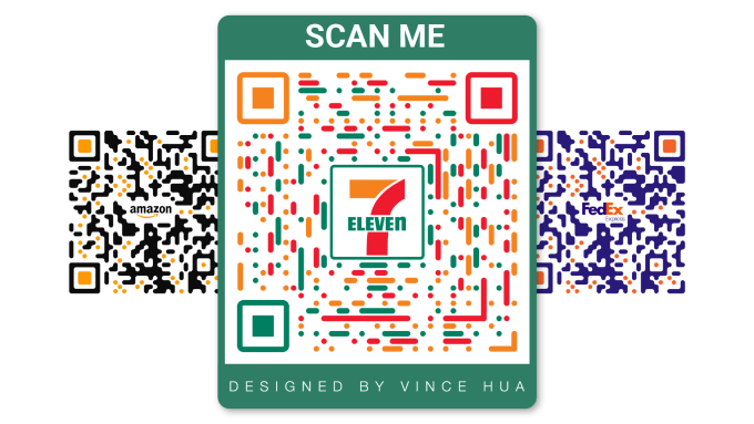 Design Qr Code Sticker Card With Call To Action Text